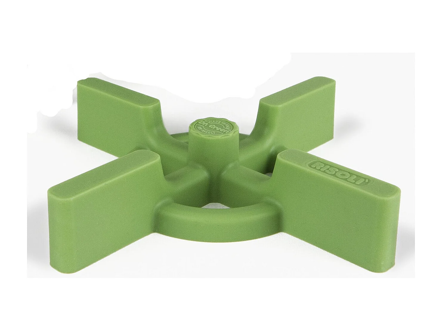 Dessous de Plat Les Accessoires, Vert, 17x17x3 cm, Risolì