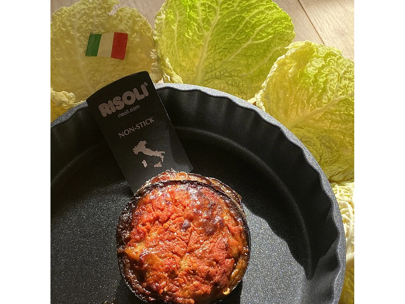 Cakevorm Royal D'Alù, Zwart, 24x24x5 cm, Risolì