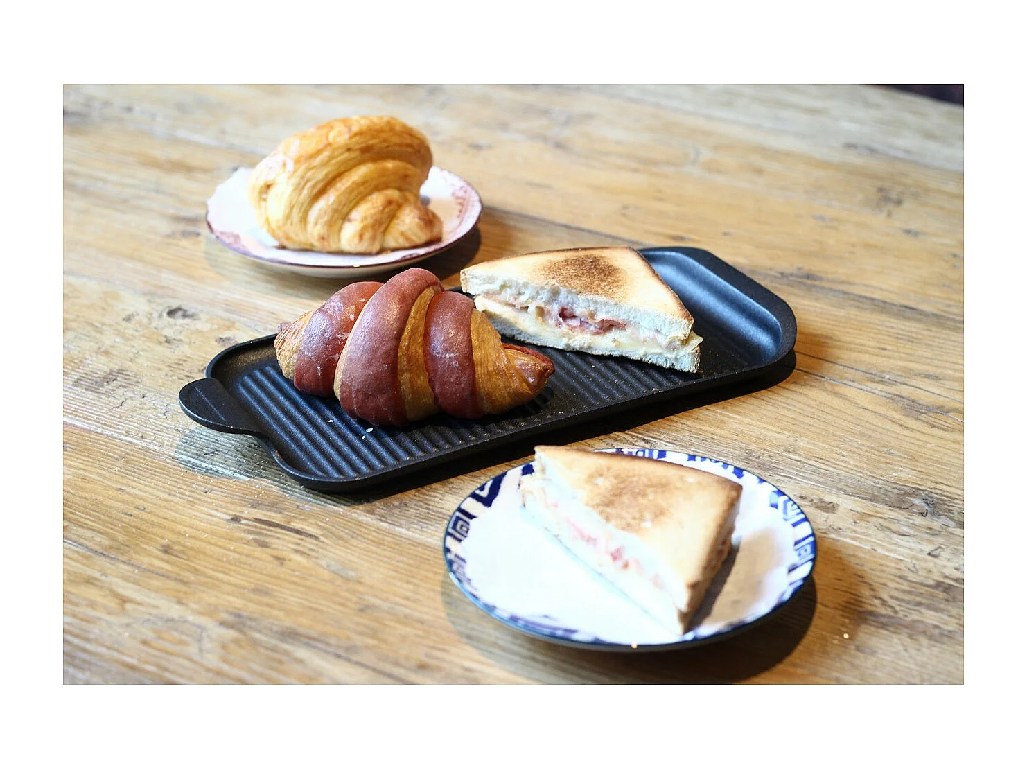 Plaat Finger-Grill BBQ, Zwart, 32x16x2 cm, Risolì