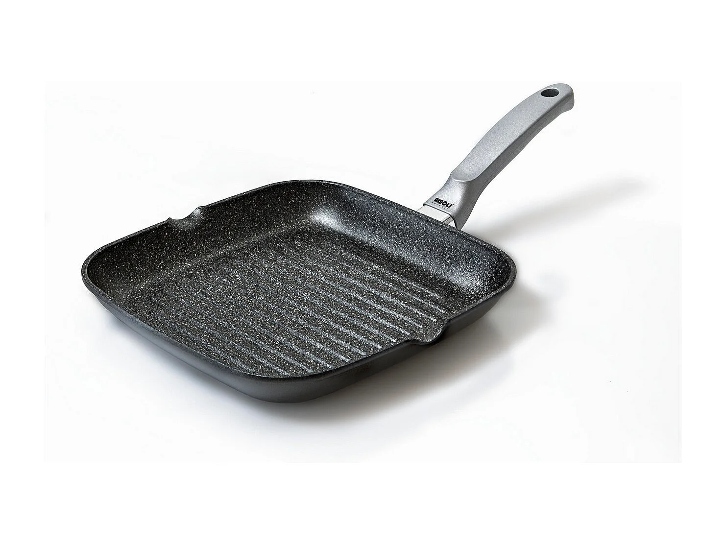 Plaque à Griller Granite Premium, Anthracite, 26x26x4,5 cm, Risolì