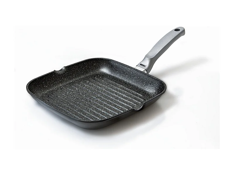 Płyta do Grillowania Granite Premium, Antracyt, 26x26x4,5 cm, Risolì