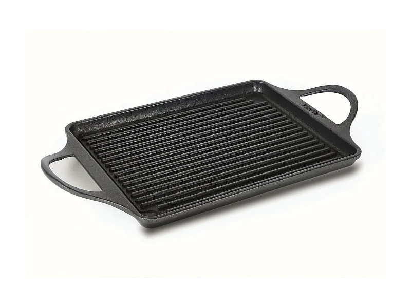 Grillplaat Explora, Zwart, 46x25x2 cm, Risolì