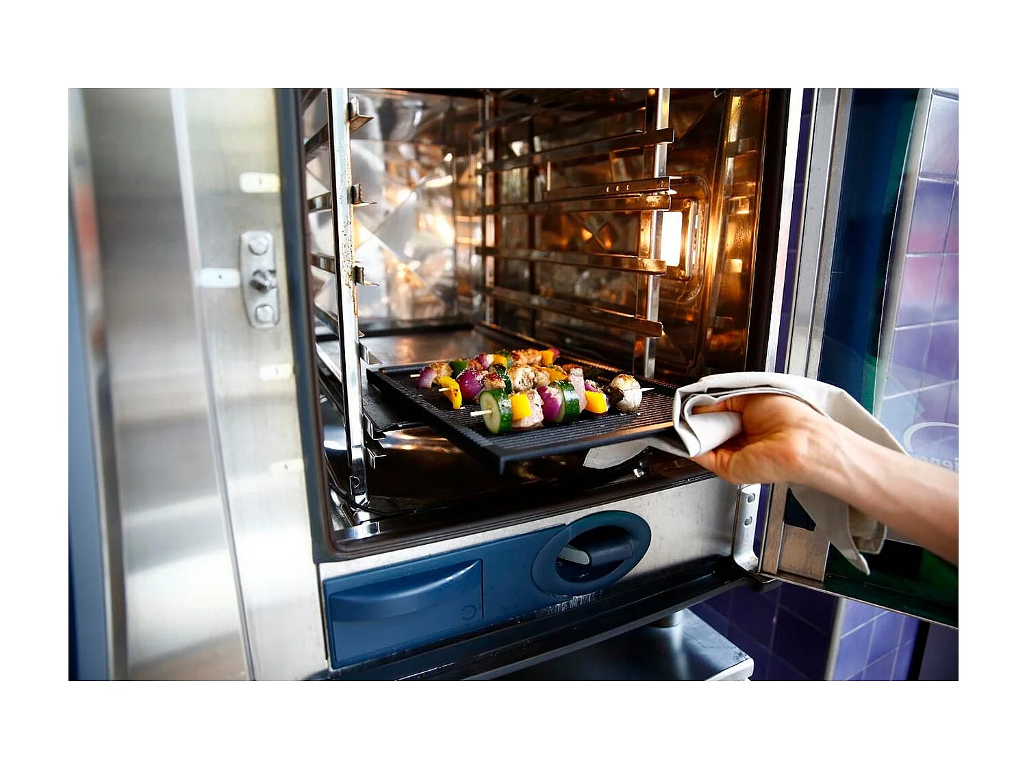 Plaque à Griller BBQ, Noir, 38x26,5x2 cm, Risolì