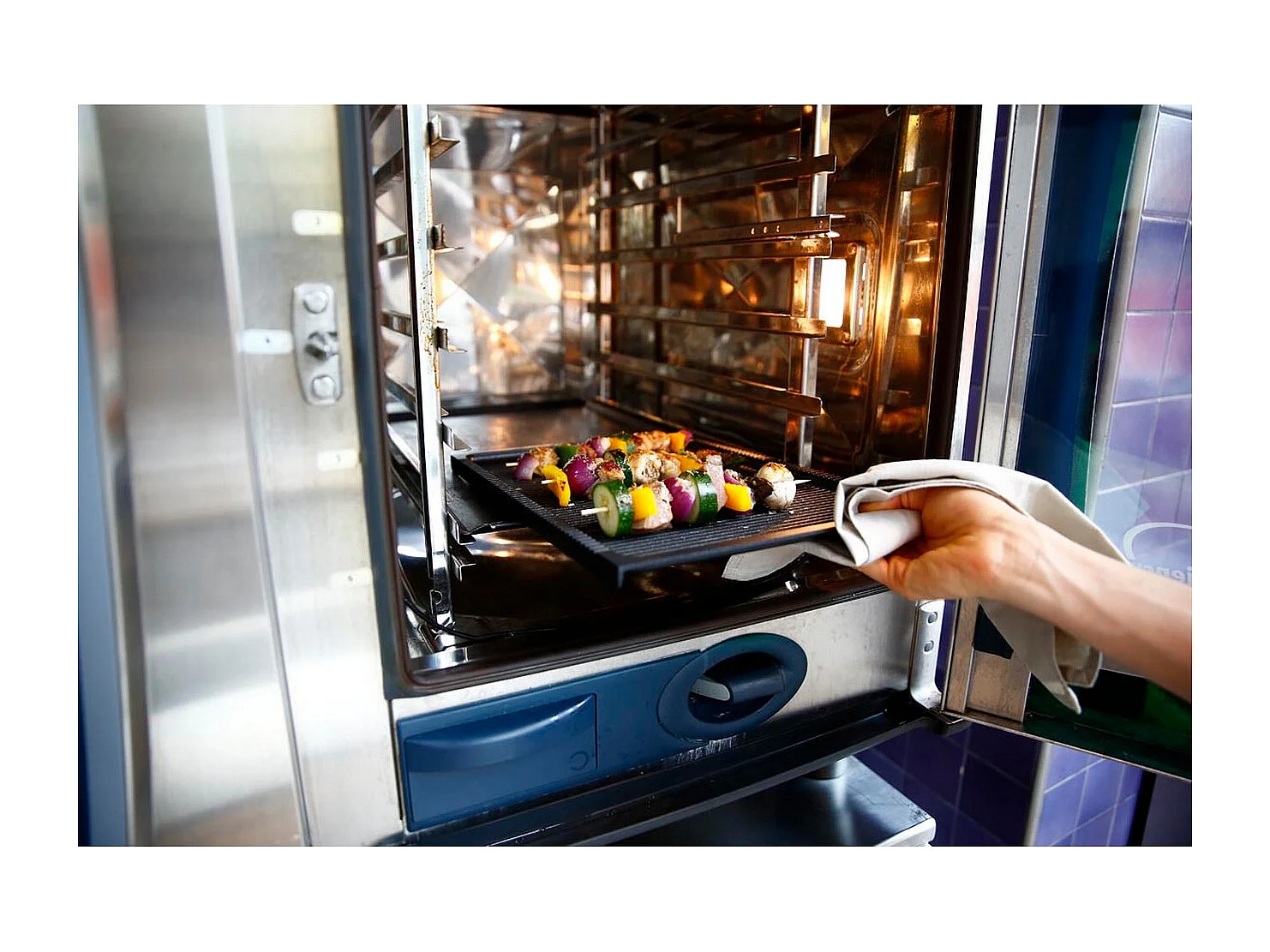 Plaque à Griller BBQ, Noir, 38x26,5x2 cm, Risolì