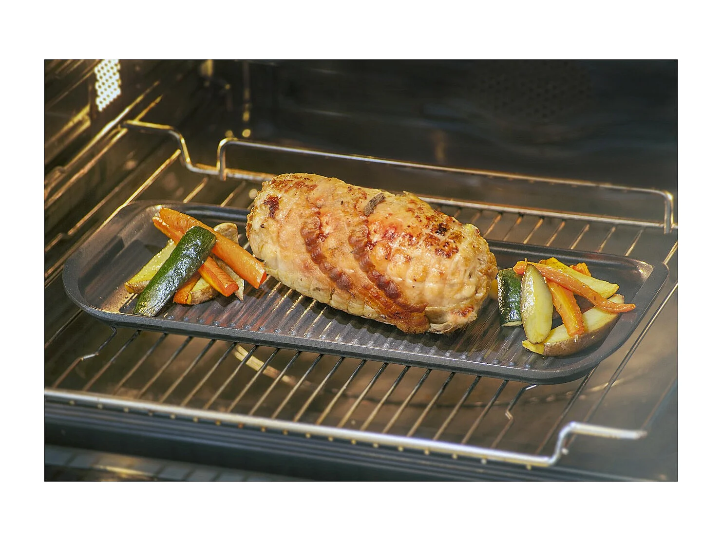 Grillplaat BBQ, Zwart, 36x18x2,2 cm, Risolì