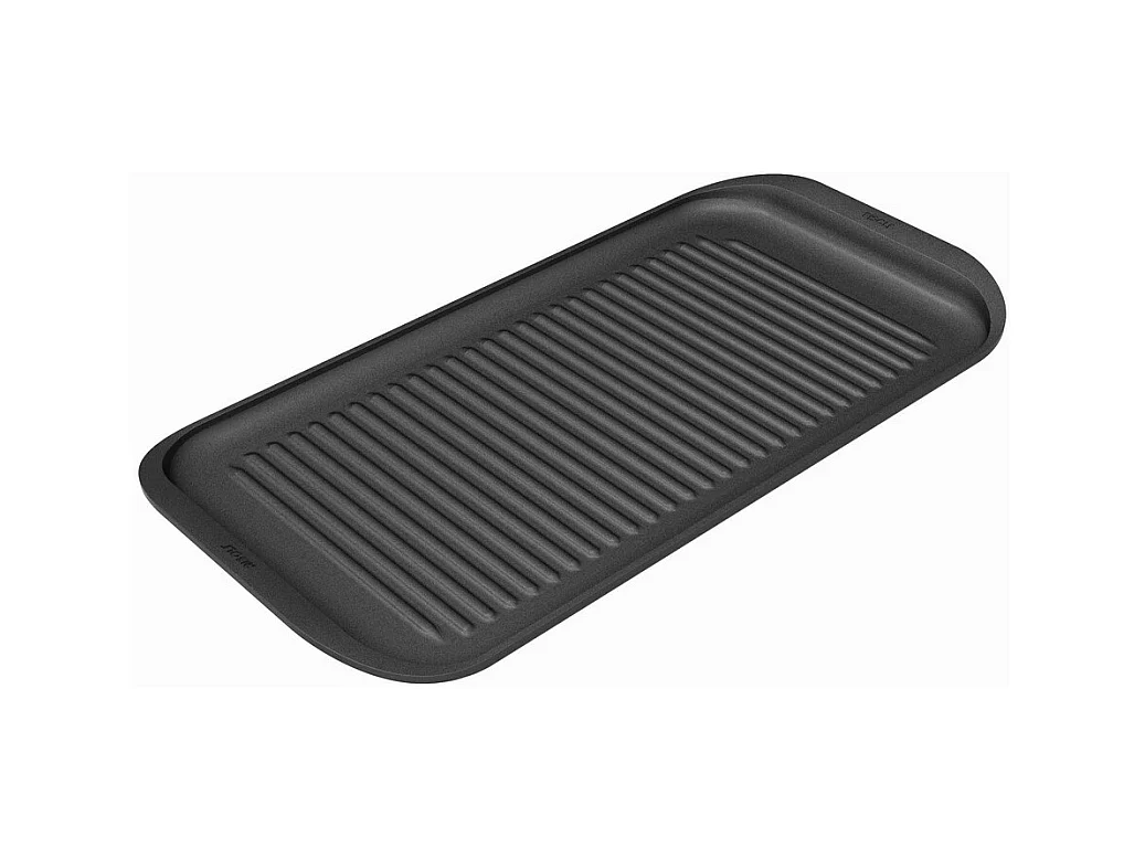 Plaque à Griller BBQ, Noir, 36x18x2,2 cm, Risolì
