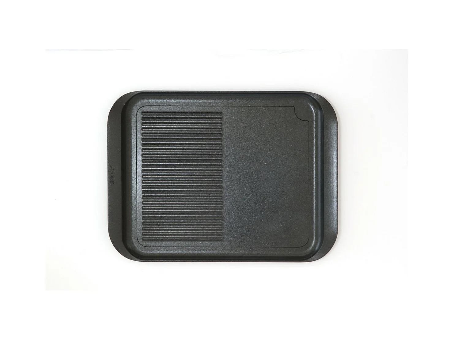 Plaque à Griller BBQ, Noir, 30x22,5x2 cm, Risolì