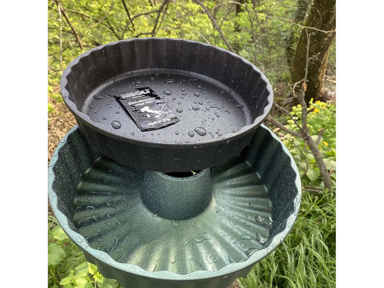 Tortiera Ciambella Royal D'Alù, Verde, 26x26x6 cm, Risolì