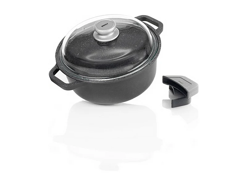 Braadpan Graniet Premium, Antraciet, 20x20x10 cm, Risolì