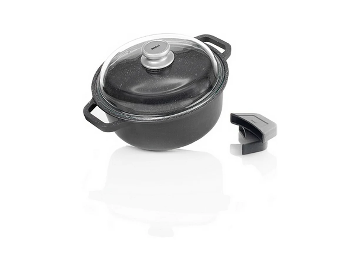Braadpan Graniet Premium, Antraciet, 20x20x10 cm, Risolì