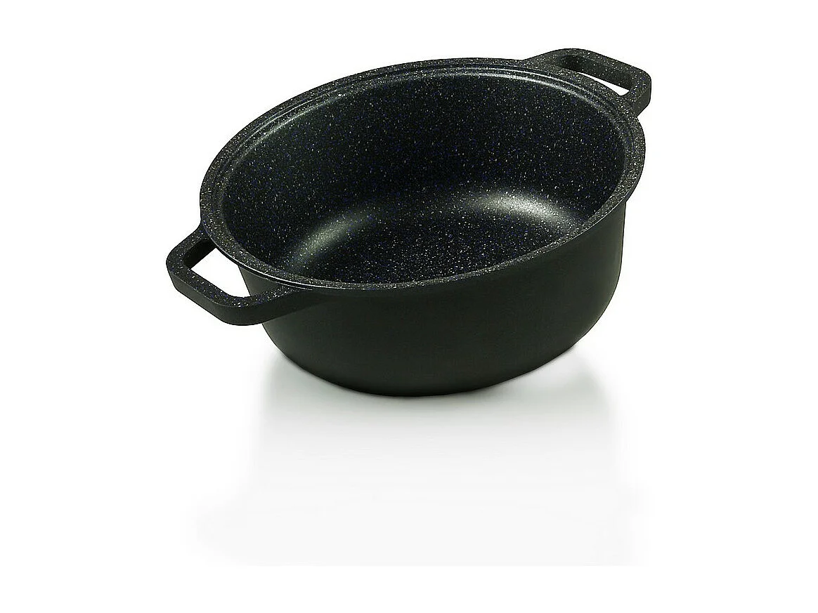 Zapiekanka Black Plus, Czarny, 28x28x11 cm, Risolì