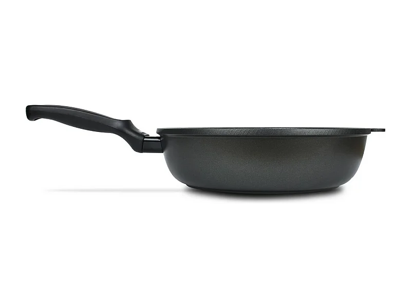 Hoge Koekenpan Graniet Premium, Antraciet, 24x24x8 cm, Risolì