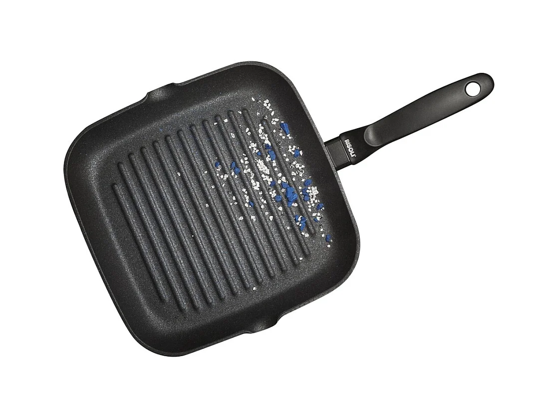 Poêle à Griller Black Plus, Noir, 26x26x4 cm, Risolì