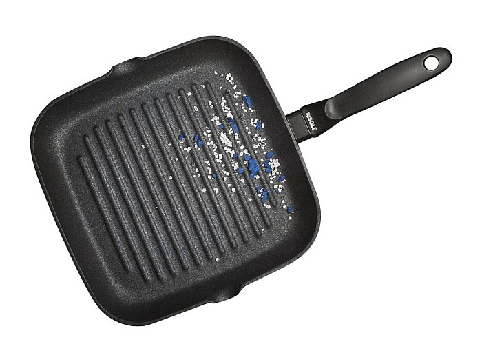 Risoli saporella grill pan non-stick aluminium black 25 x 26 x 5 cm