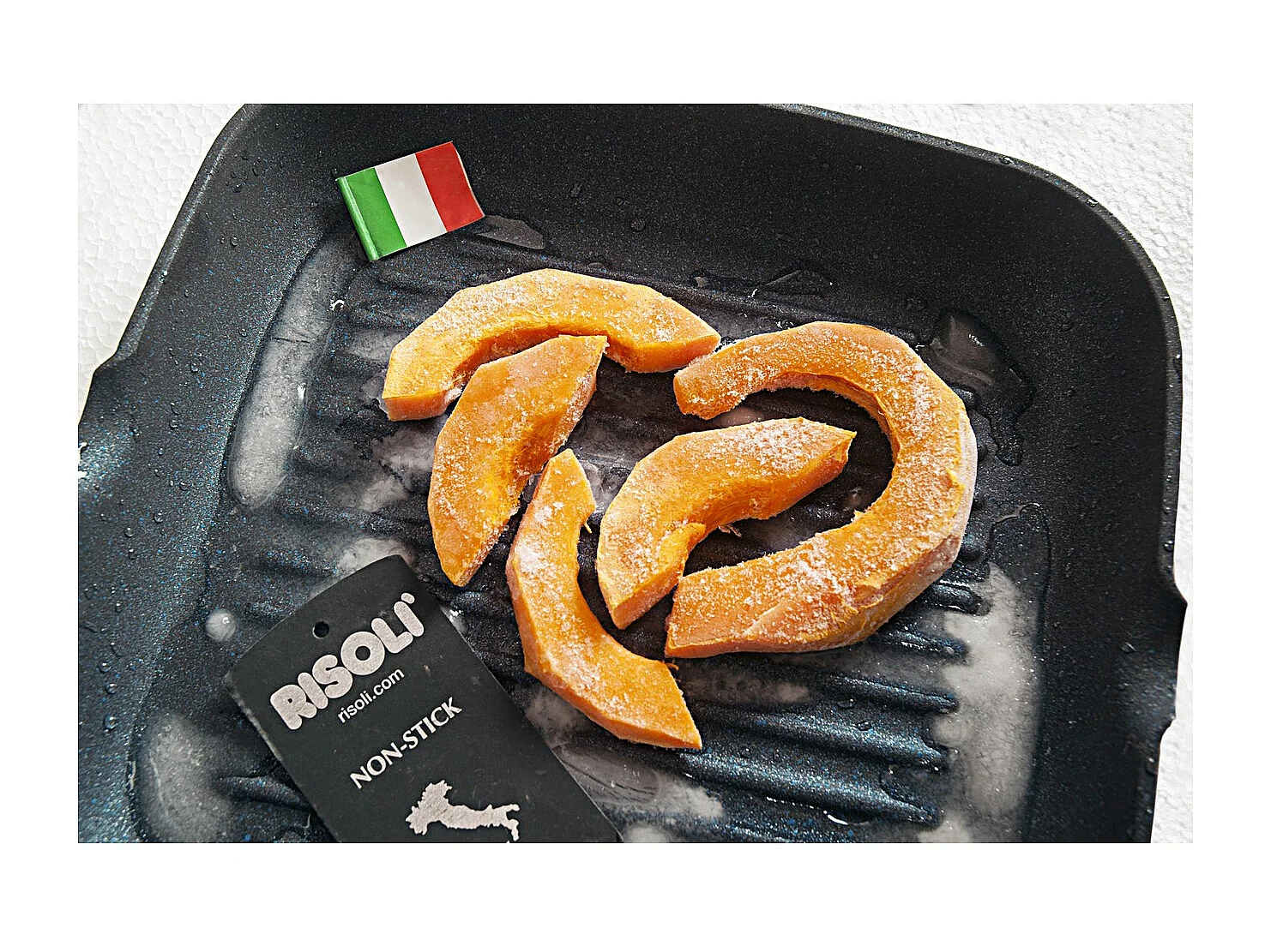 Patelnia Grillowa Black Plus, Czarny, 26x26x4 cm, Risolì