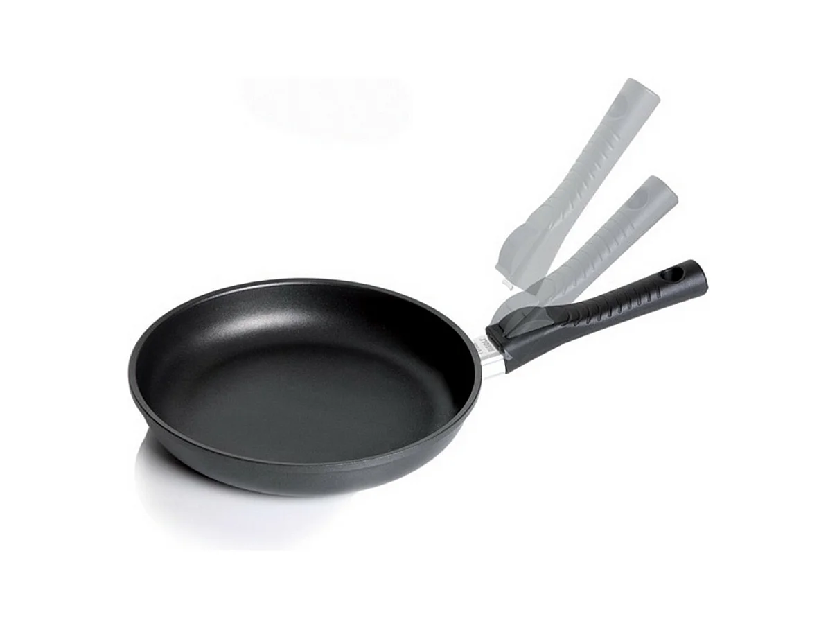 Poêle à Frire Basse Oven Removable, Noir, 28x28x4,5 cm, Risolì