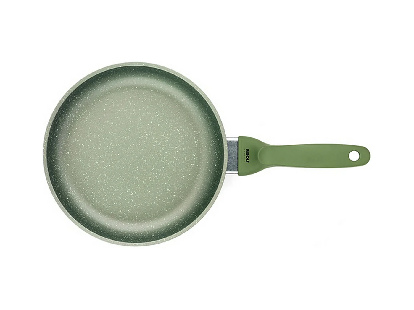 Poêle à Frire Basse Dr. Green, Vert, 24x24x4,5 cm, Risolì