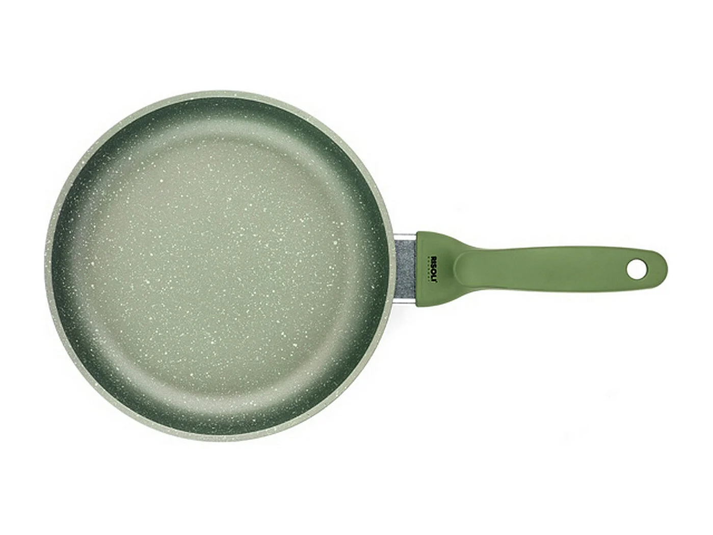 Poêle à Frire Basse Dr. Green, Vert, 24x24x4,5 cm, Risolì