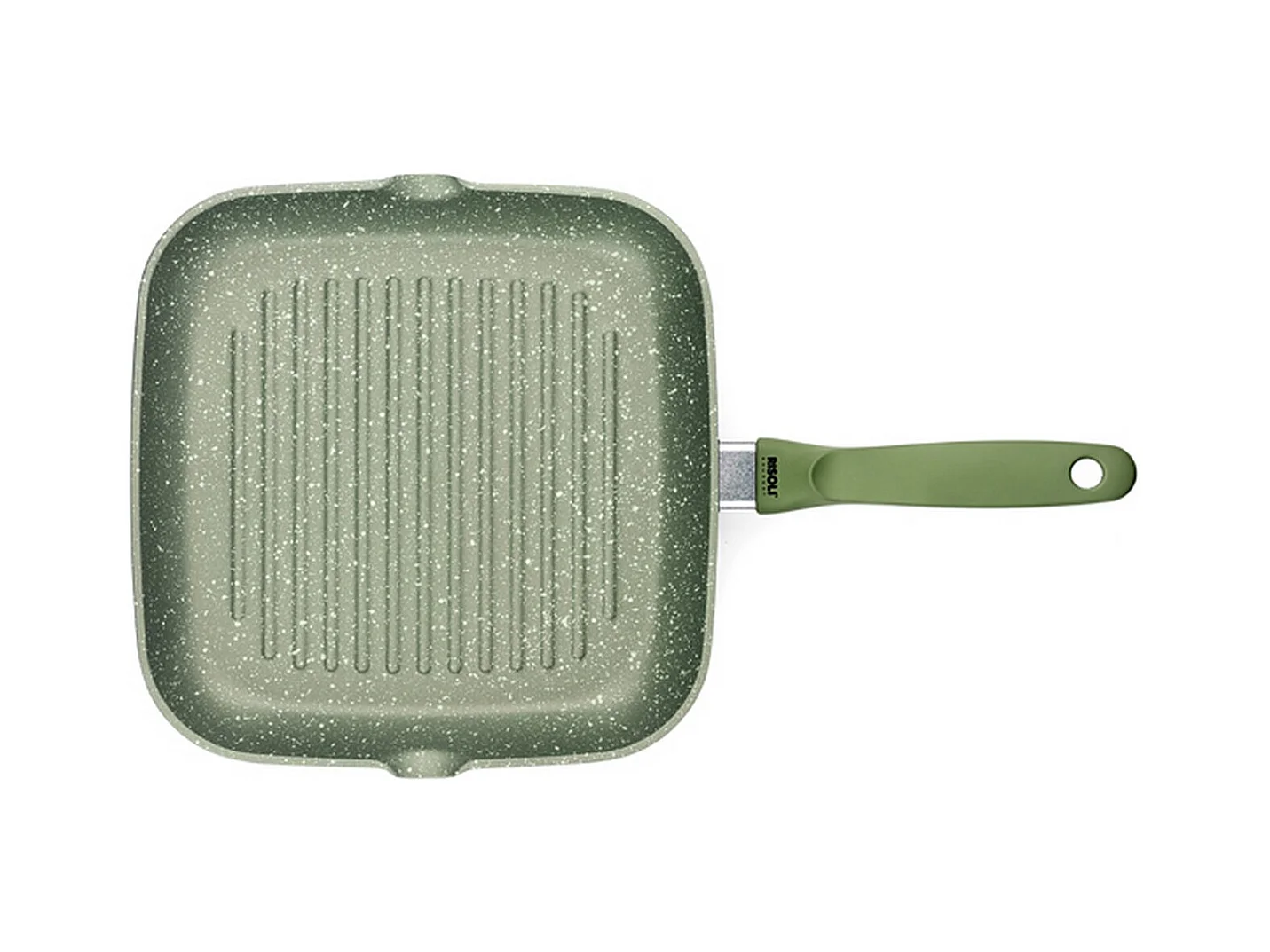 Poêle à Griller Dr. Green, Vert, 26x26x4,5 cm, Risolì