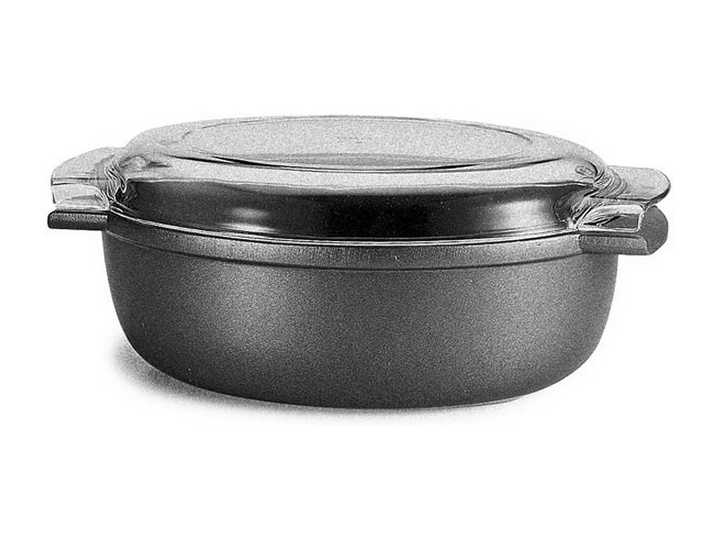 Panela para Assar Forno Amovível, Preto, 36x24x13 cm, Risolì