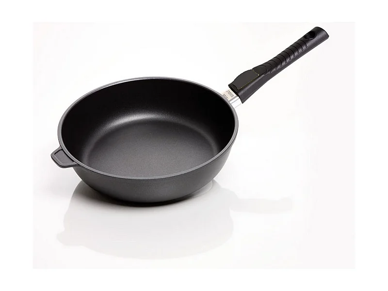 Padella Alta Black Plus, Nero, 28x28x8 cm, Risolì