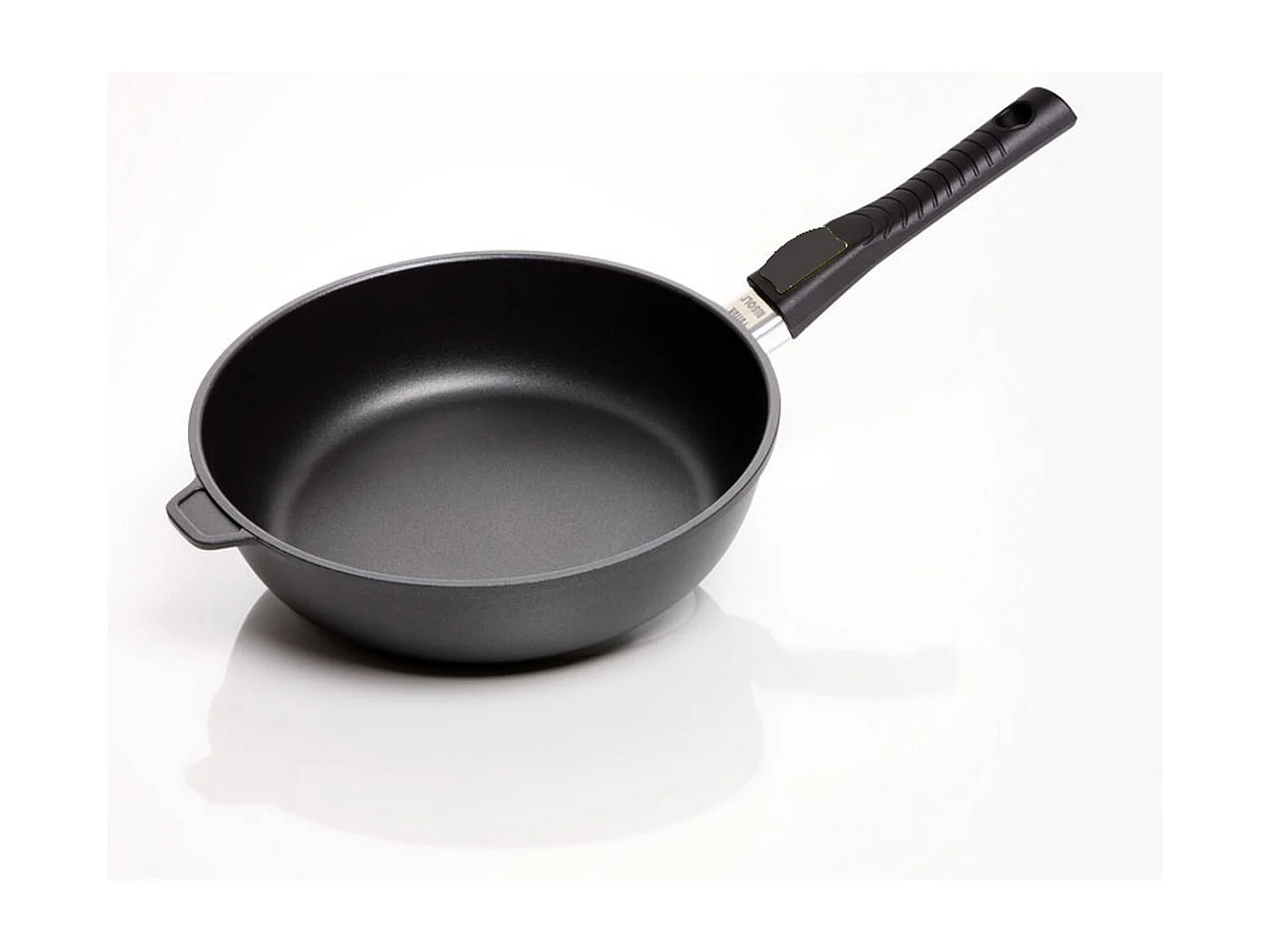 Hoge Koekenpan Black Plus, Zwart, 28x28x8 cm, Risolì