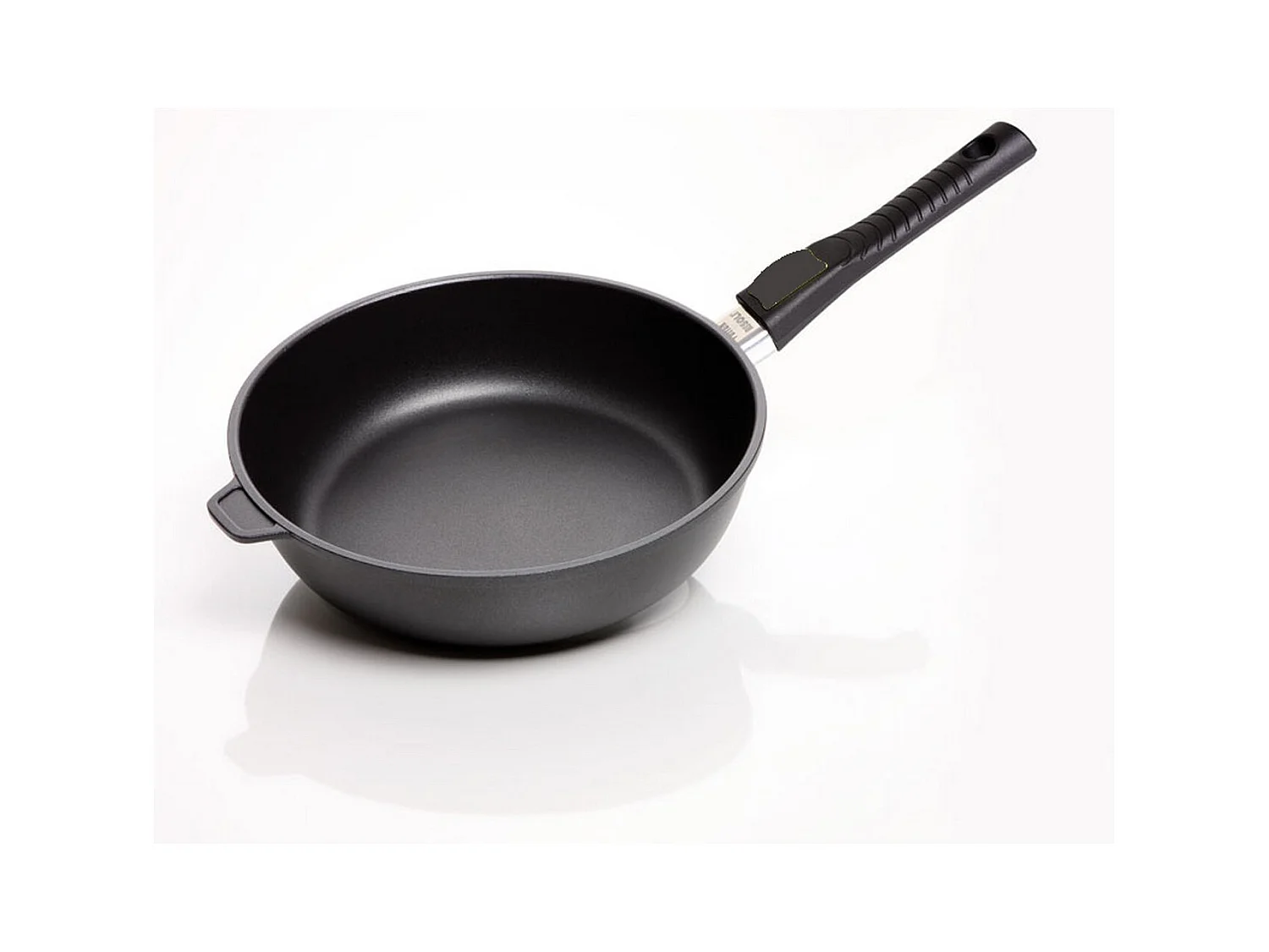 Padella Alta Black Plus, Nero, 28x28x8 cm, Risolì