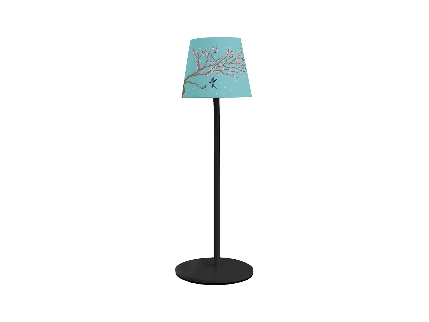 Lampe à Poser Rechargeable Alea Dulac, Bleu, 12x12x37 cm, Majestic