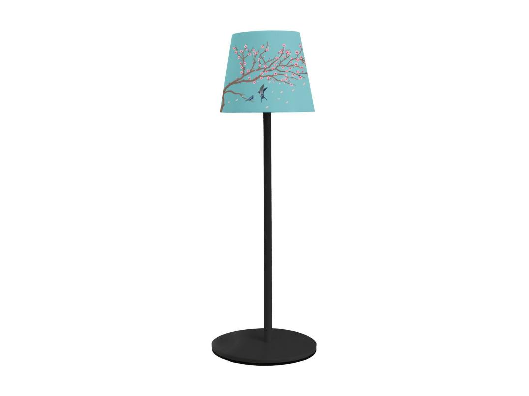 Lampada da Tavolo Ricaricabile Alea Dulac, Blu, 12x12x37 cm, Majestic