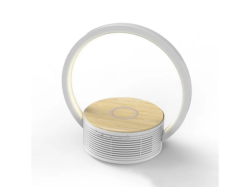 Candeeiro de Mesa Inteligente Lilli, Branco, 25,4x6,4x22 cm, Majestic