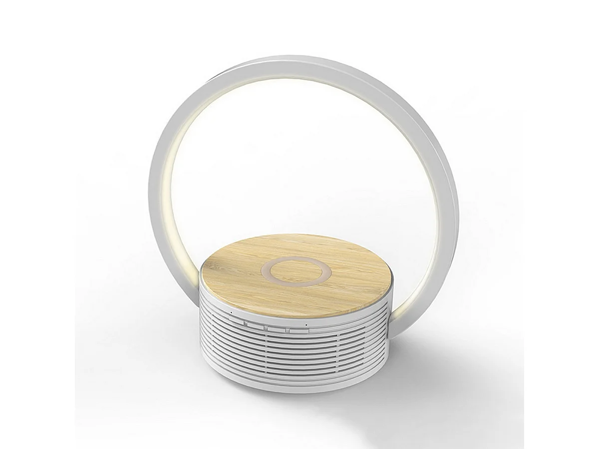 Lampada da Tavolo Smart Lilli, Bianco, 25,4x6,4x22 cm, Majestic