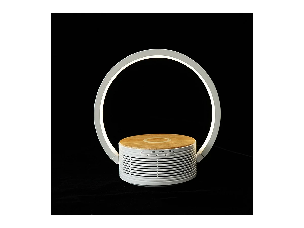 Lampada da Tavolo Smart Lilli, Bianco, 25,4x6,4x22 cm, Majestic