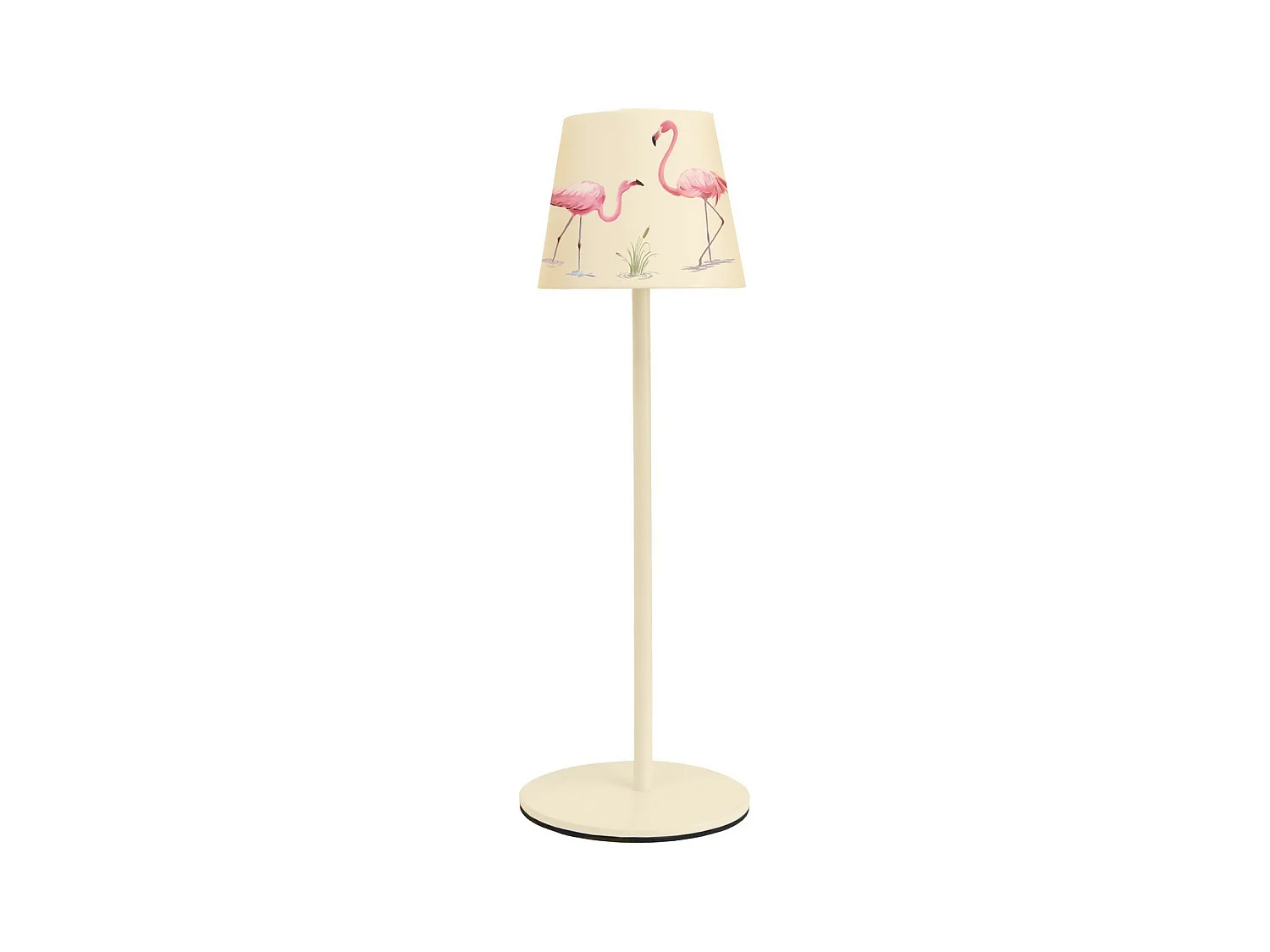 Oplaadbare Tafellamp Alea Dulac, Beige, 12x12x37 cm, Majestic