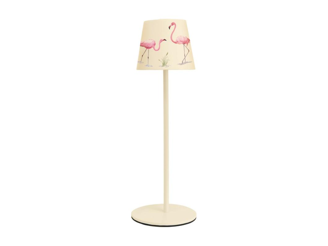 Lampada da Tavolo Ricaricabile Alea Dulac, Beige, 12x12x37 cm, Majestic