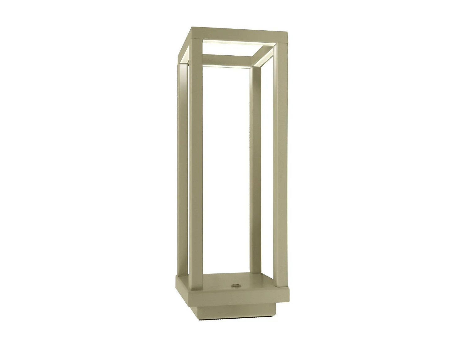 Lampe à Poser Rechargeable Lea, Ivoire, 10x10x28,5 cm, Majestic