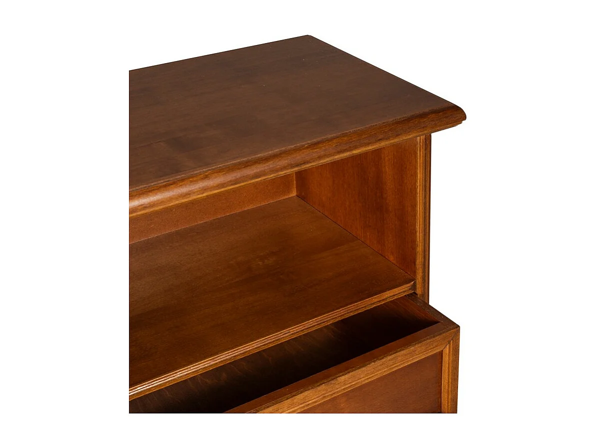 Stolik Nocny Maria, Brązowy, 51x29x75 cm, EPIKASA