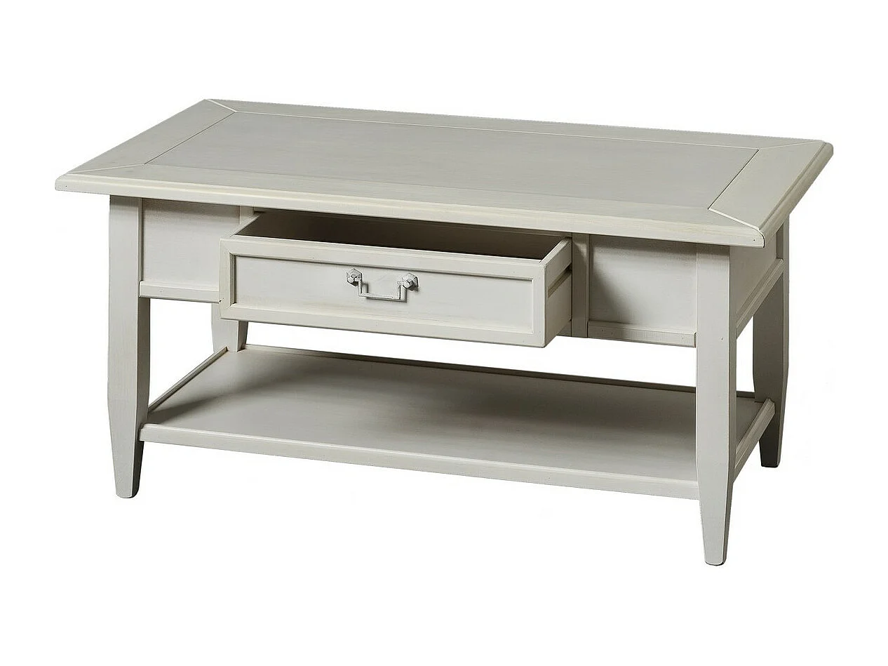 Stolik Kawowy Luisa, Biały, 97x53x46 cm, EPIKASA