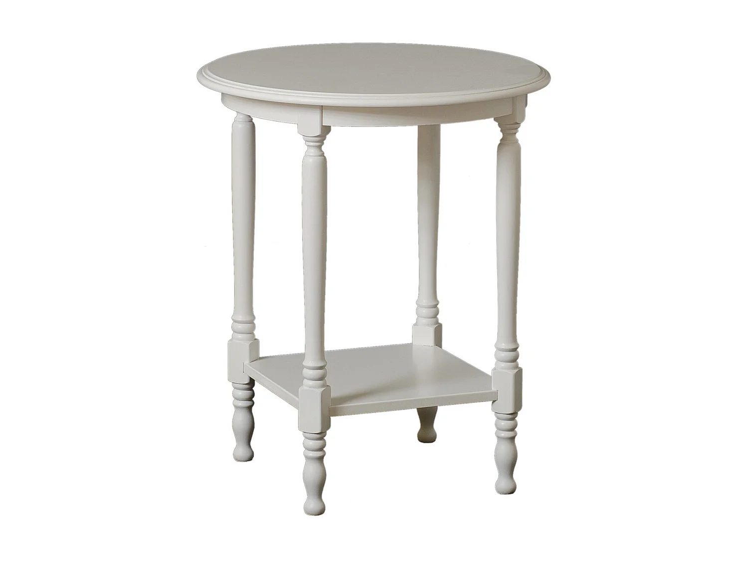 Stolik Kawowy Luisa, Biały, 50x50x63 cm, EPIKASA