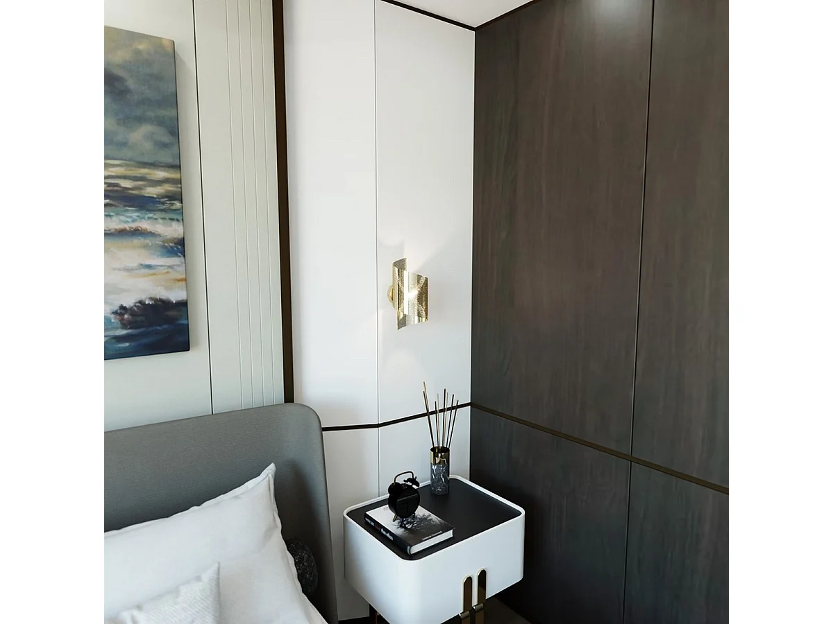 Wandlamp Spiral, Goud, 17x29x17 cm, EPIKASA