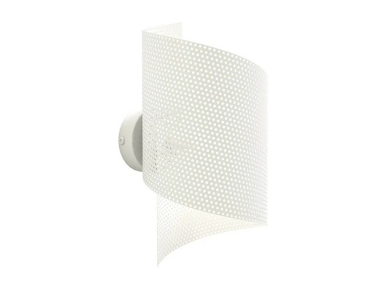 Candeeiro de Parede Spiral, Branco, 17x29x17 cm, EPIKASA