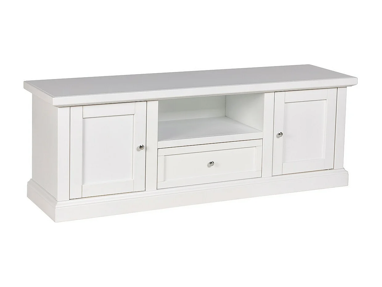 Stojak pod Telewizor Luisa, Biały, 147x40x52 cm, EPIKASA