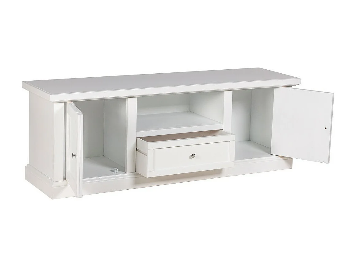 Stojak pod Telewizor Luisa, Biały, 147x40x52 cm, EPIKASA