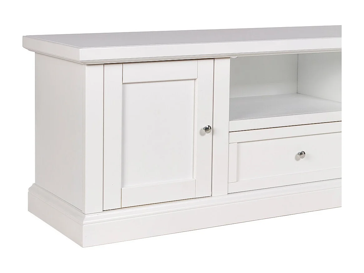 Stojak pod Telewizor Luisa, Biały, 147x40x52 cm, EPIKASA