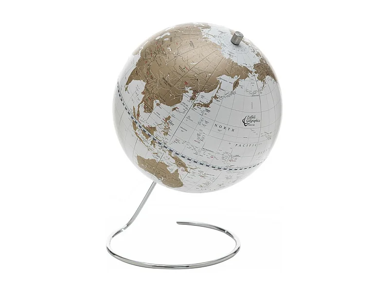 Globo de Mesa Cosmo, Branco, 22x22x32 cm, ZOFFOLI