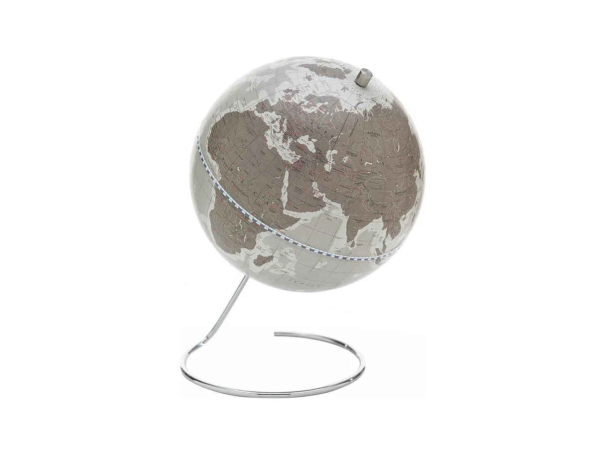 Globe de Table Cosmo, Gris, 22x22x32 cm, ZOFFOLI