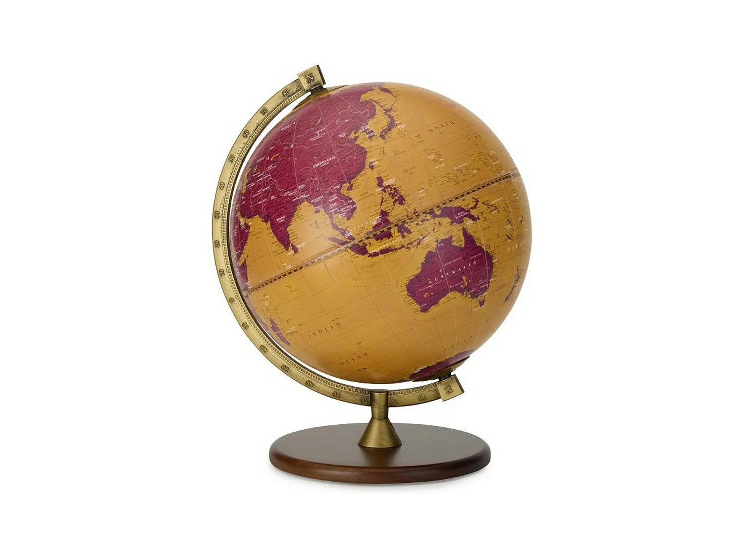 Globo de Mesa Scorpius, Ocre, 33x33x52 cm, ZOFFOLI