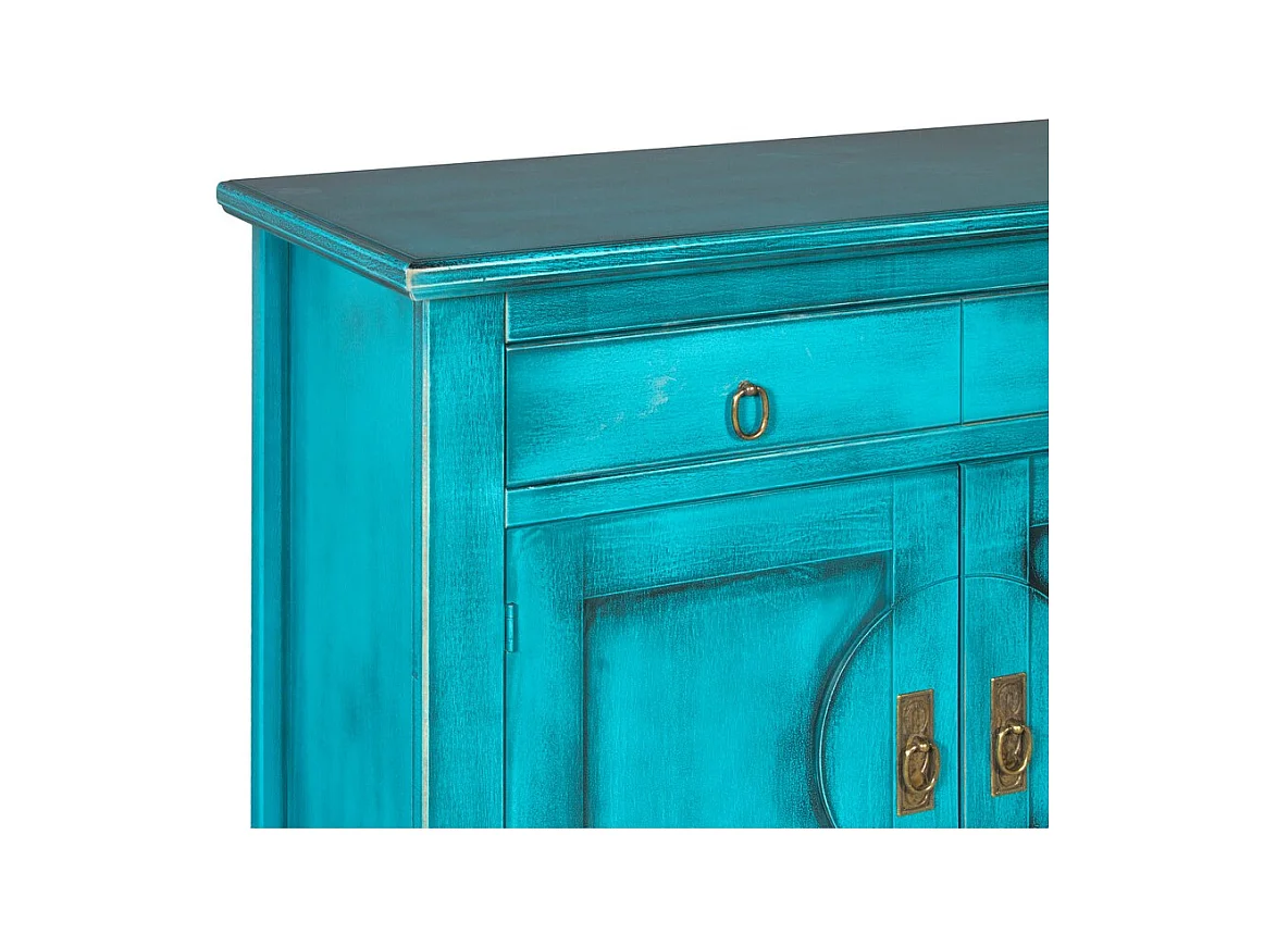 Armário Multiusos Canton, Azul, 130x37x84 cm, EPIKASA