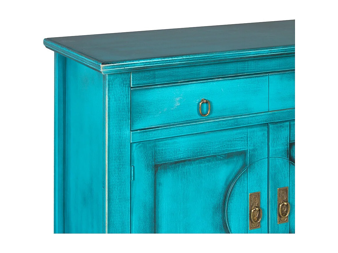 Armário Multiusos Canton, Azul, 130x37x84 cm, EPIKASA