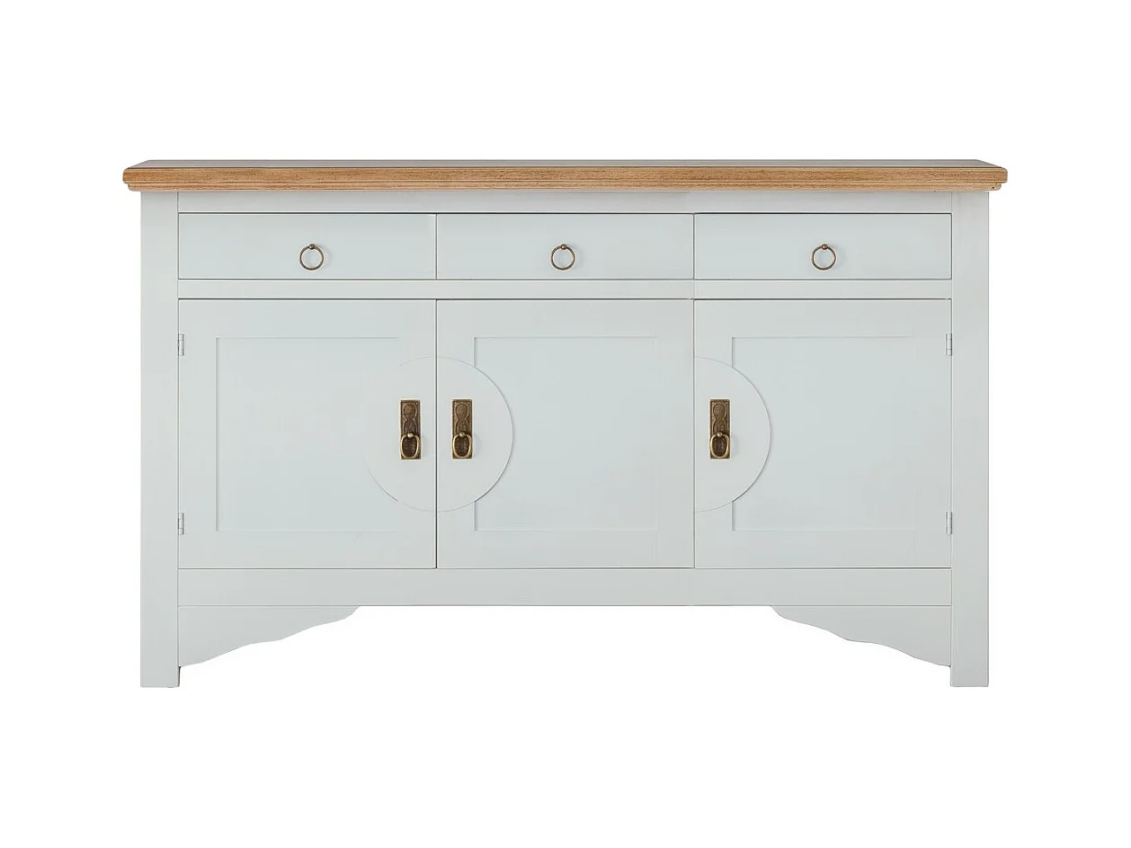 Armário Multiusos Canton, Branco, 130x37x84 cm, EPIKASA