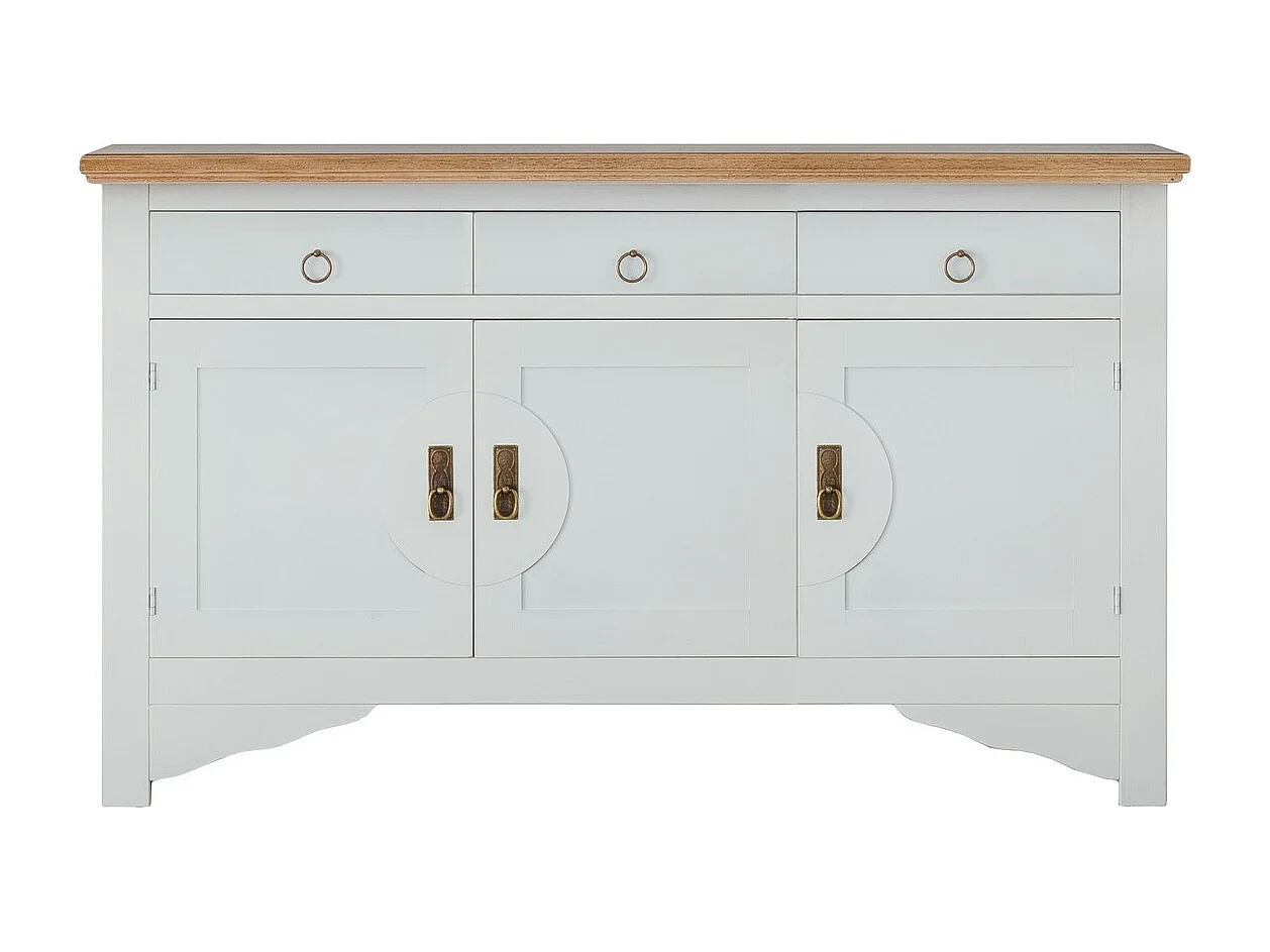 Multifunctionele Kast Canton, Wit, 130x37x84 cm, EPIKASA